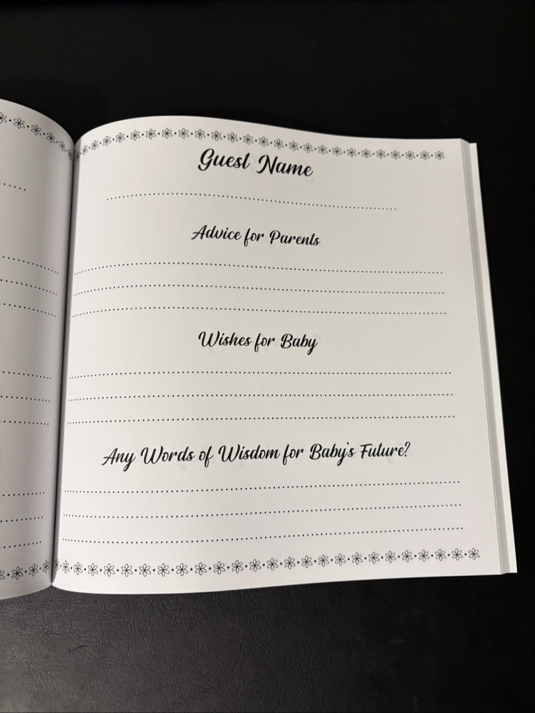 Welcome Baby Guest Book - photo 4