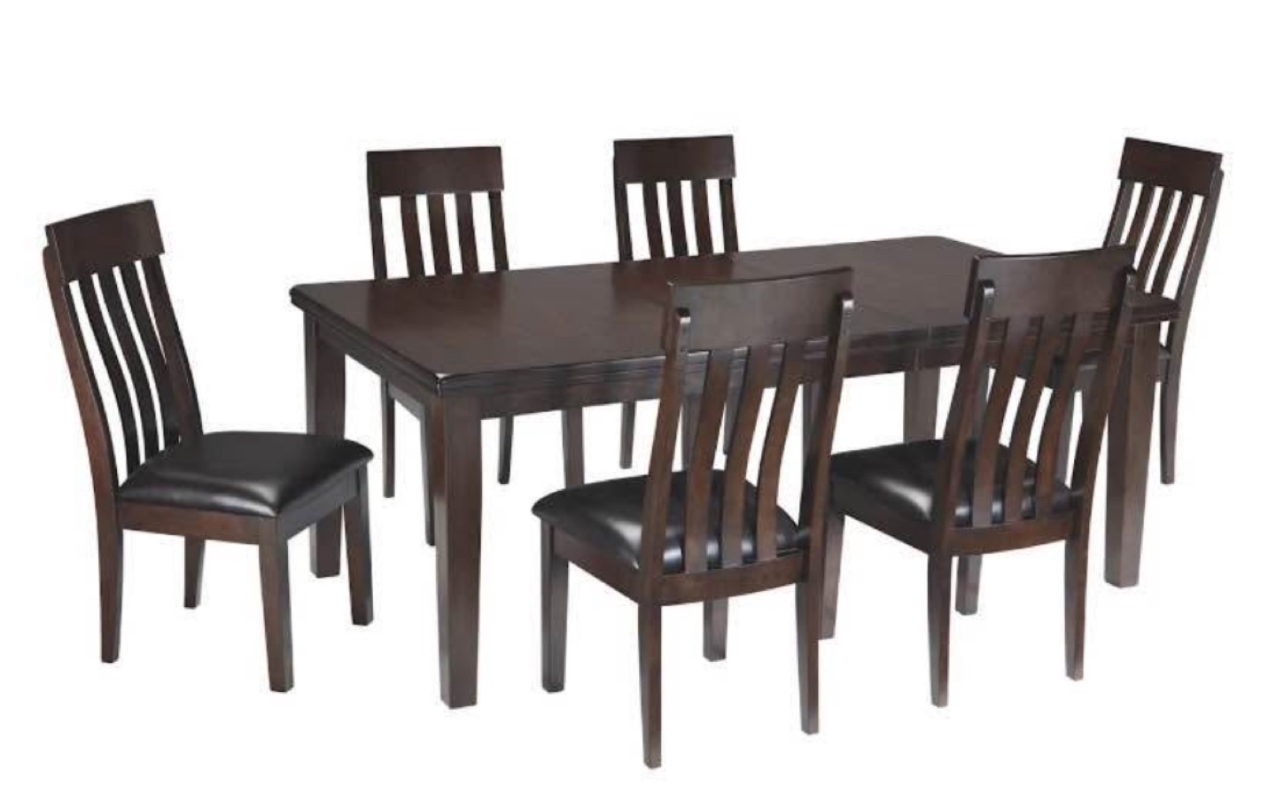 7-Piece Dining Set with Table and Six Chairs