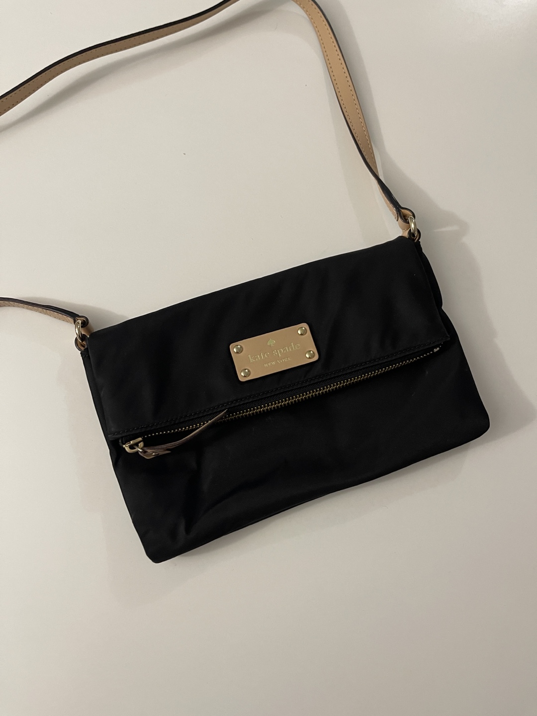 Kate Spade New York Black Nylon Crossbody Bag