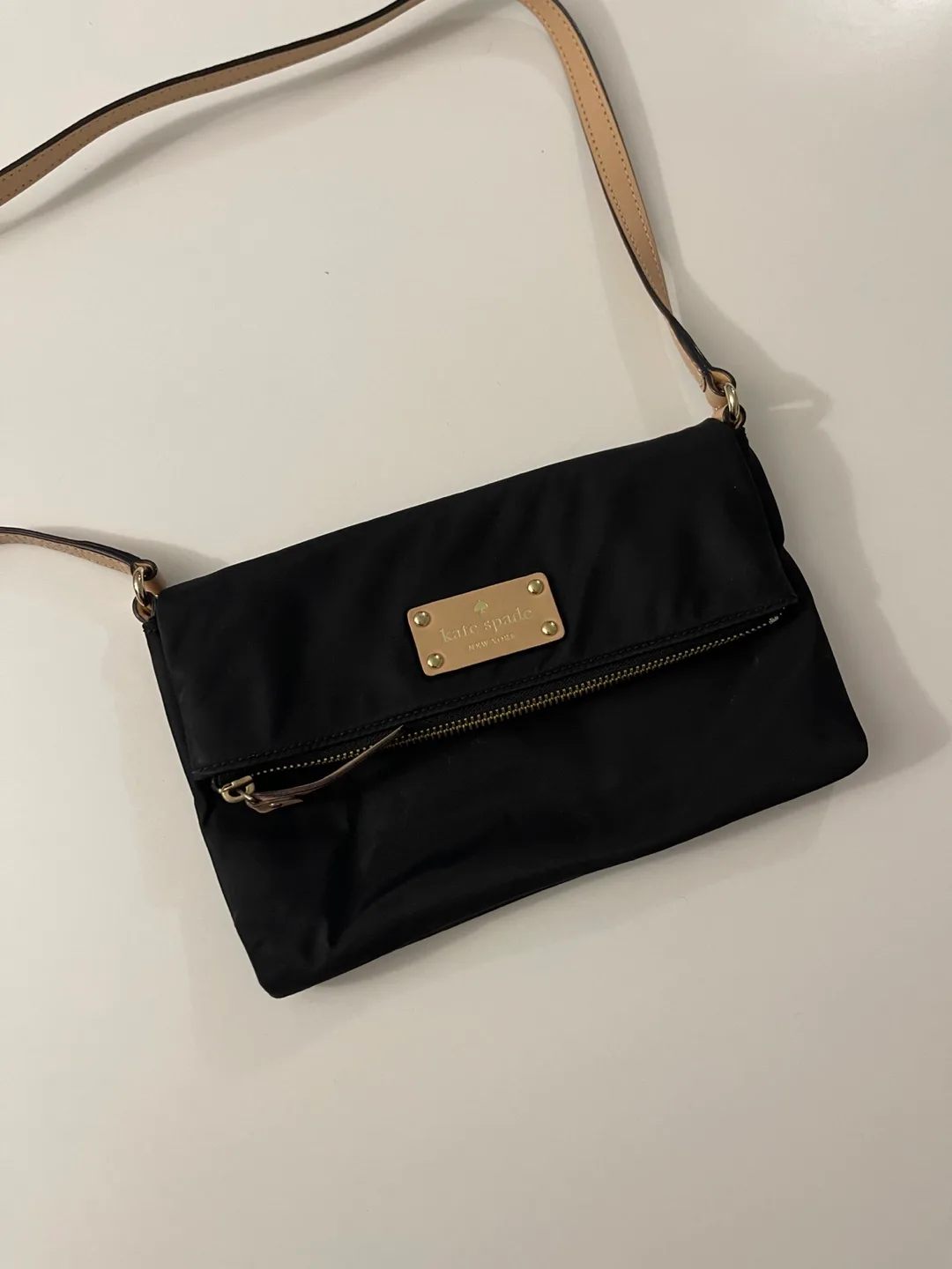 Kate Spade New York Black Nylon Crossbody Bag thumbnail