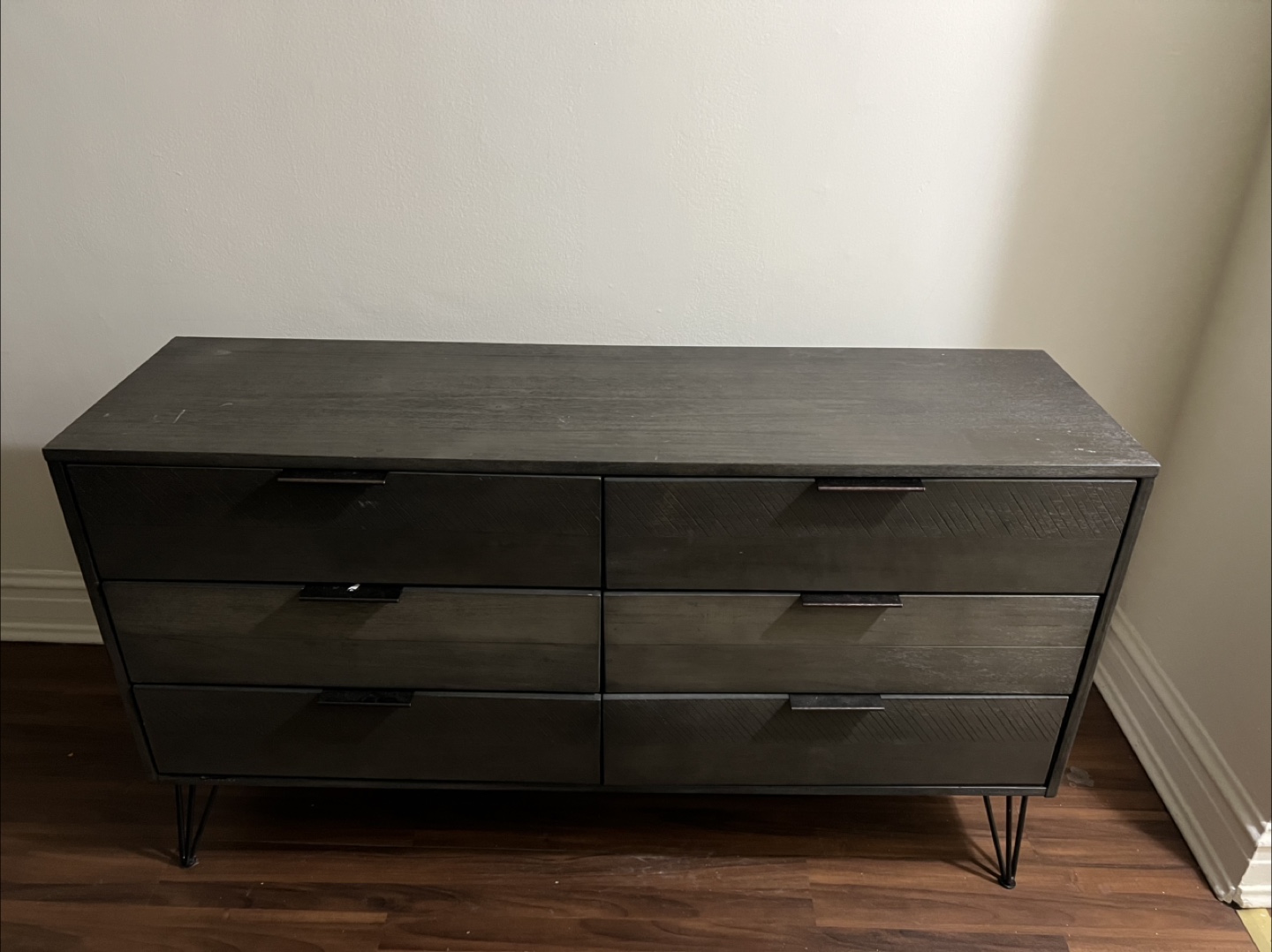 6-Drawer Dresser with Metal Legs - photo 2
