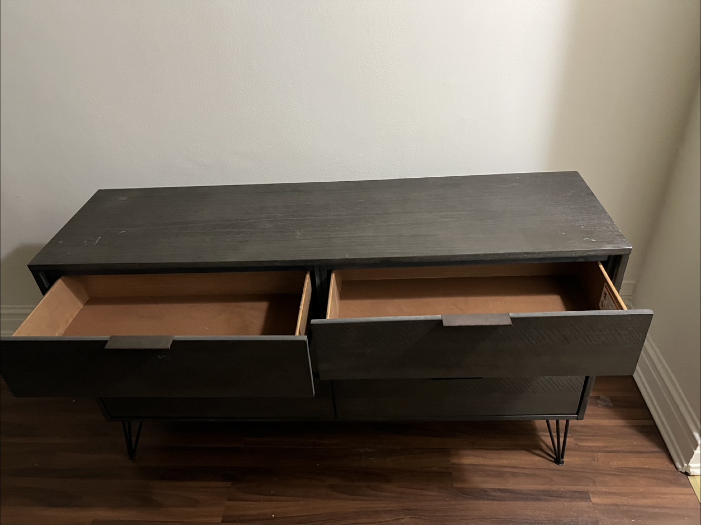 6-Drawer Dresser with Metal Legs - photo 3