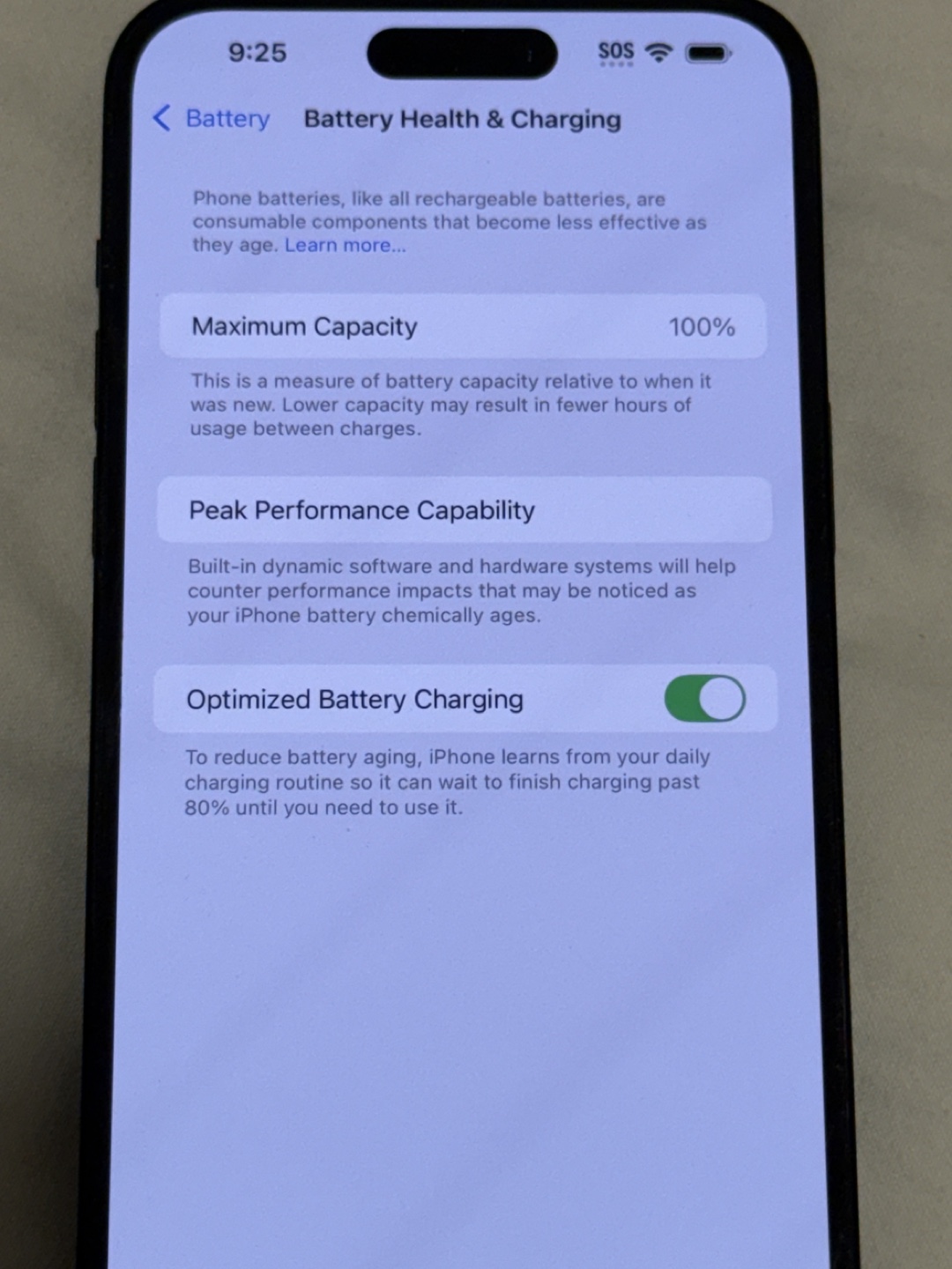 Used iPhone 14 pro max - 256GB - 100% battery - spaceblack - photo 2