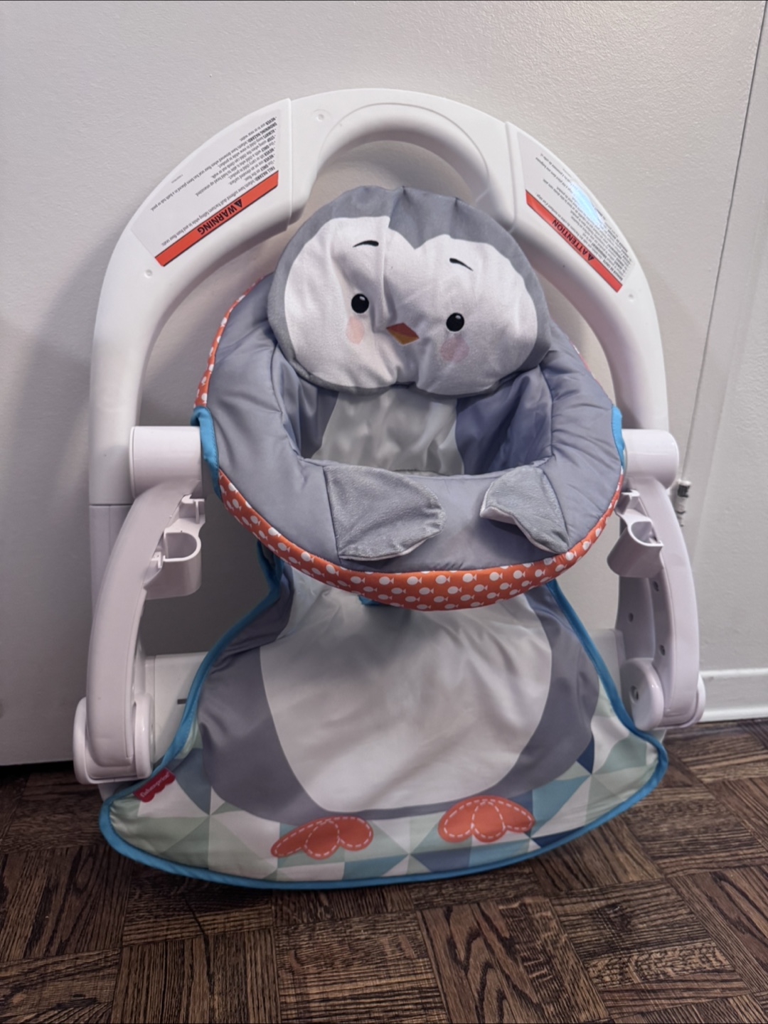 Fisher-Price Sit-Me-Up Floor Seat, Penguin Design - photo 4