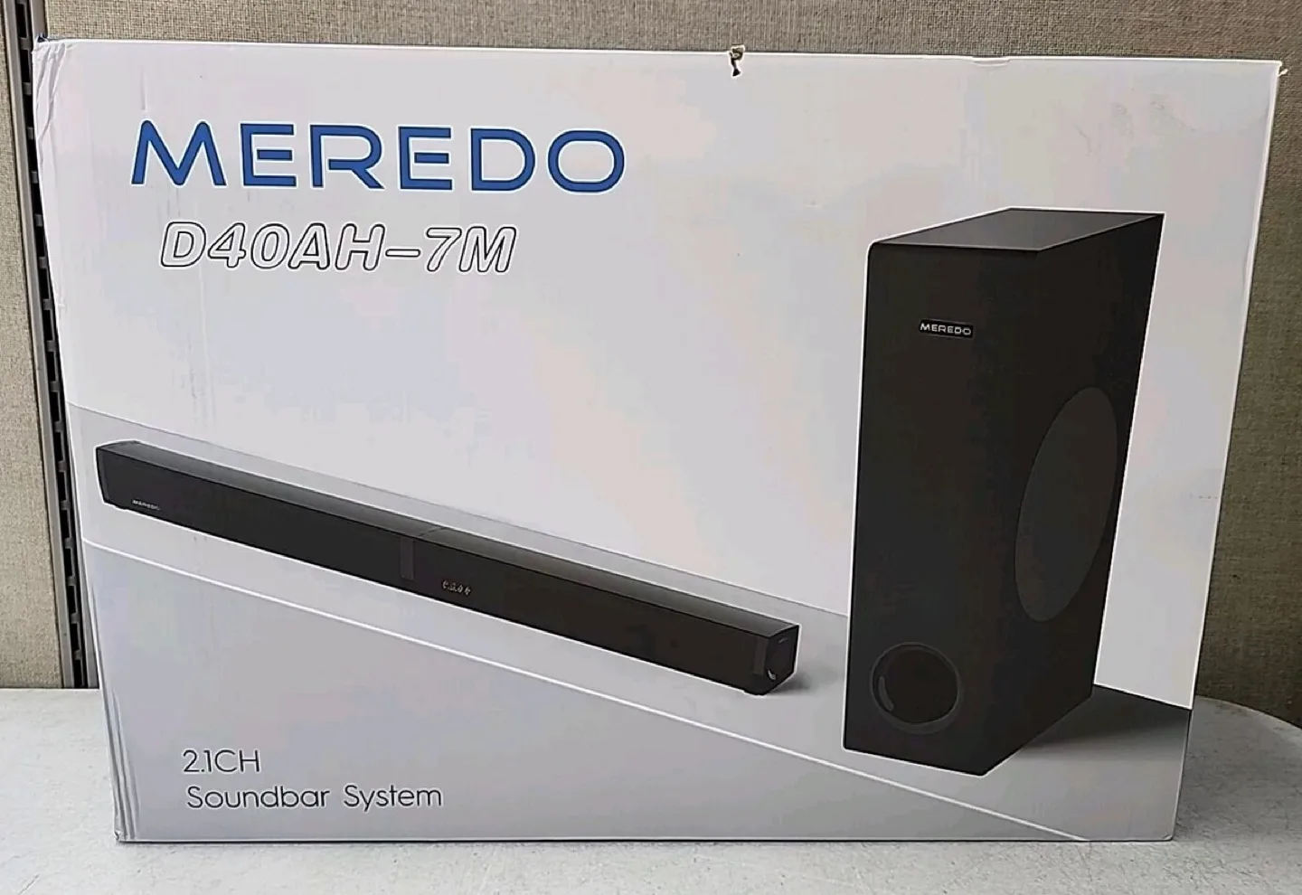 MEREDO D40AH-7M 2.1CH Soundbar System with Subwoofer image indicator(2)