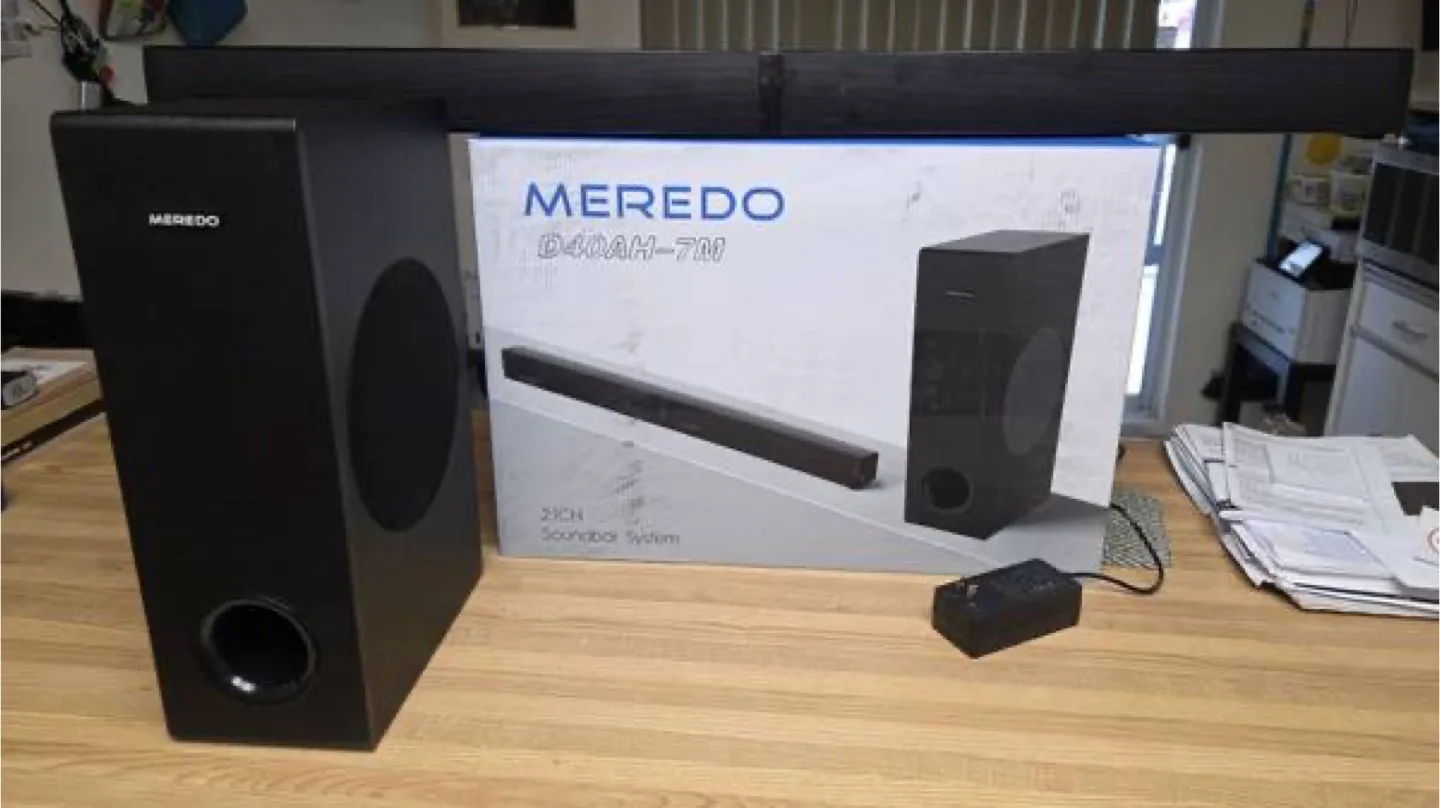 MEREDO D40AH-7M 2.1CH Soundbar System with Subwoofer image indicator(3)