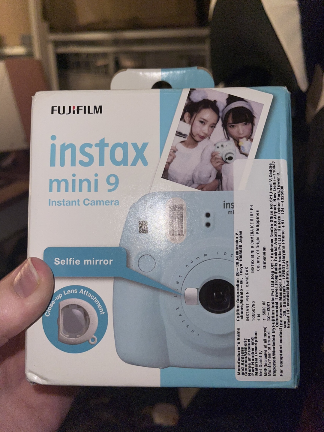 Fujifilm Instax Mini 9 Instant Camera - Ice Blue