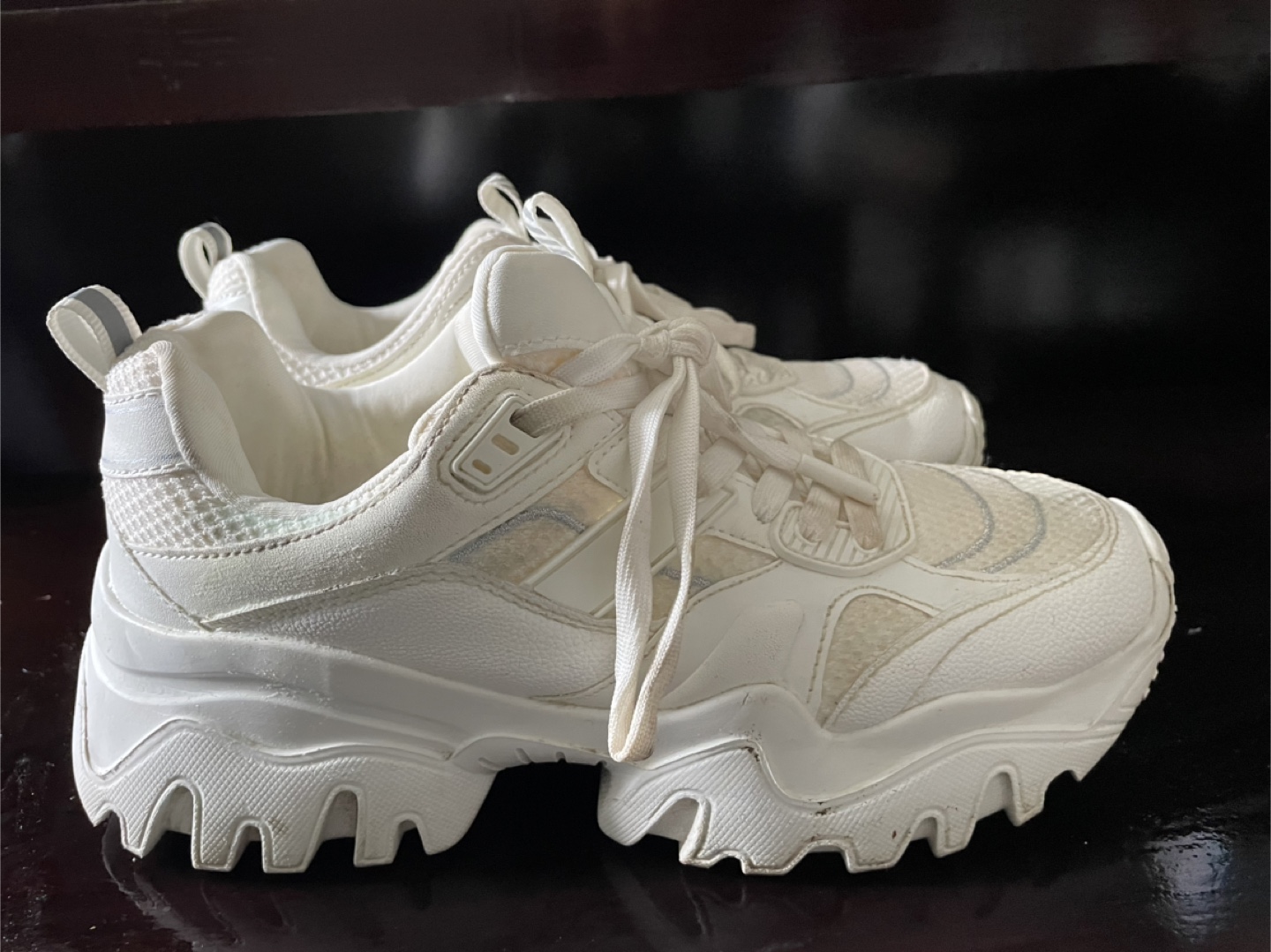Zara White Chunky Sneakers - photo 3