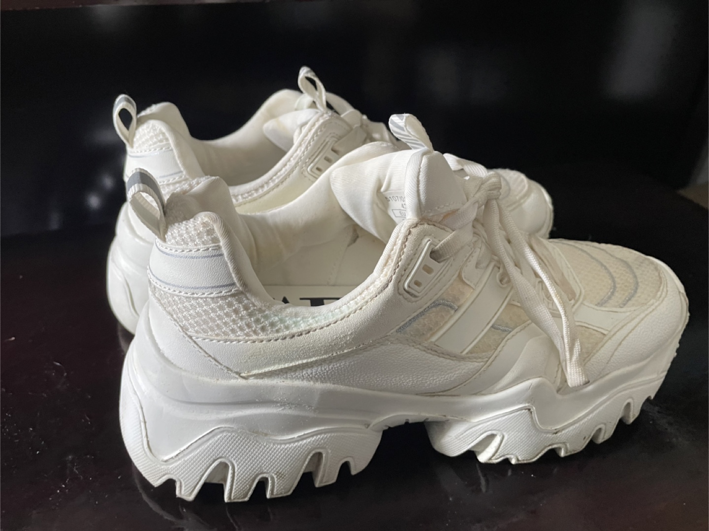 Zara White Chunky Sneakers