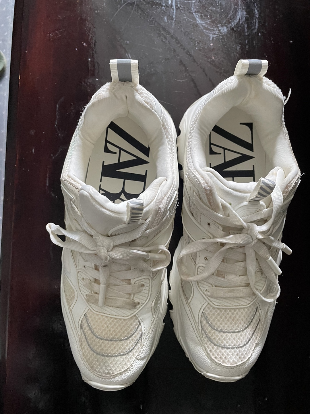 Zara White Chunky Sneakers - photo 2
