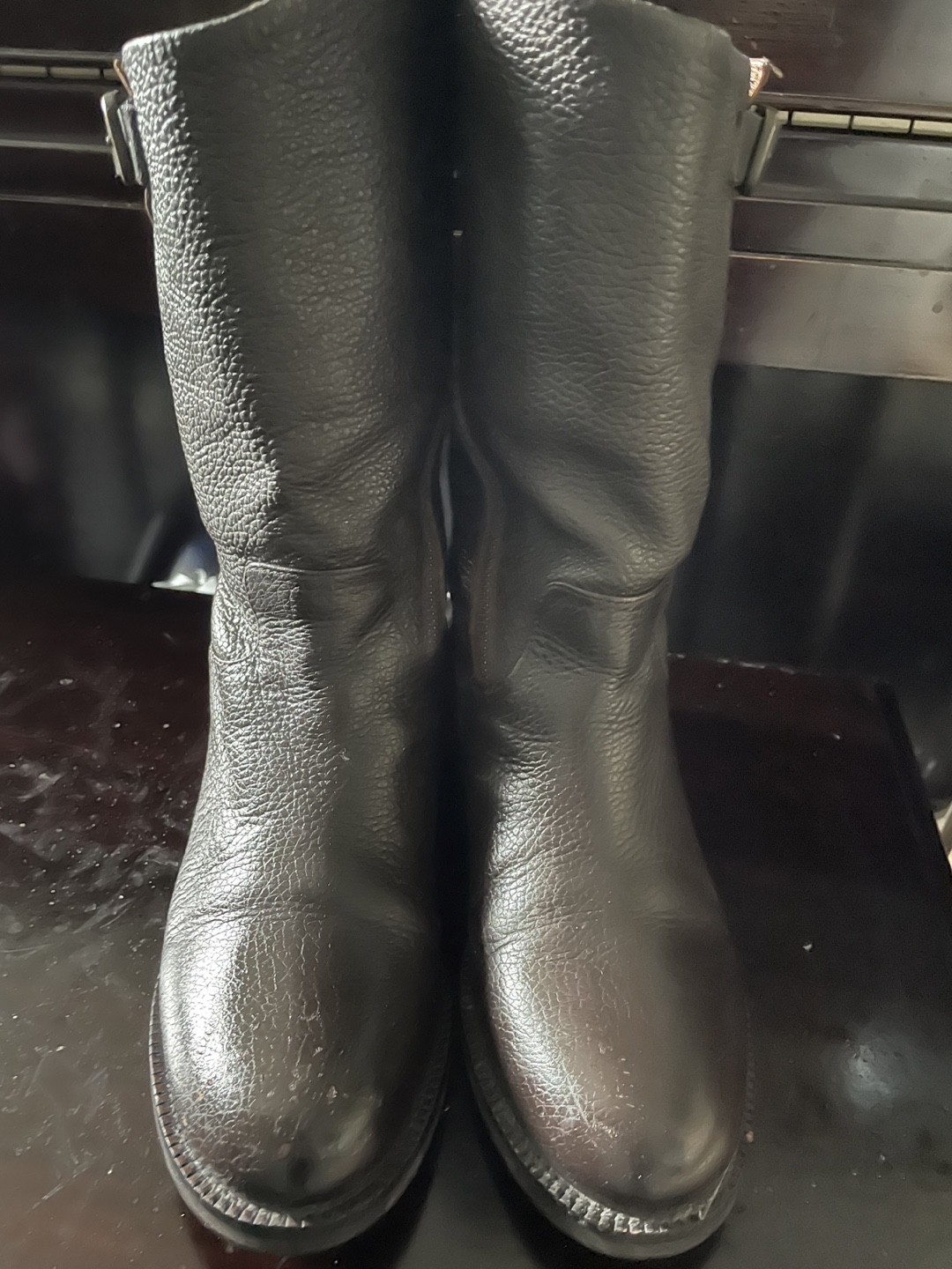 Women's Brown Leather Boots - photo 2