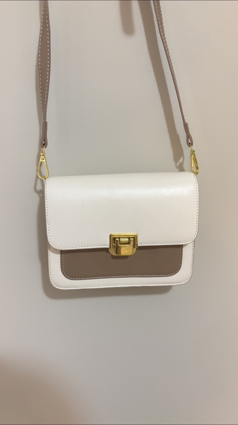 Two-toned crossbody bag