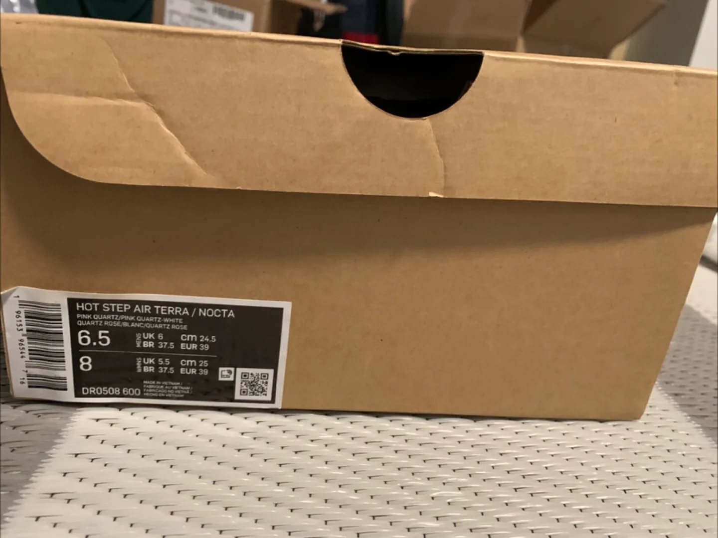 Nike Hot Step Air Terra Drake NOCTA Snakeskin Pink Quartz image indicator(2)