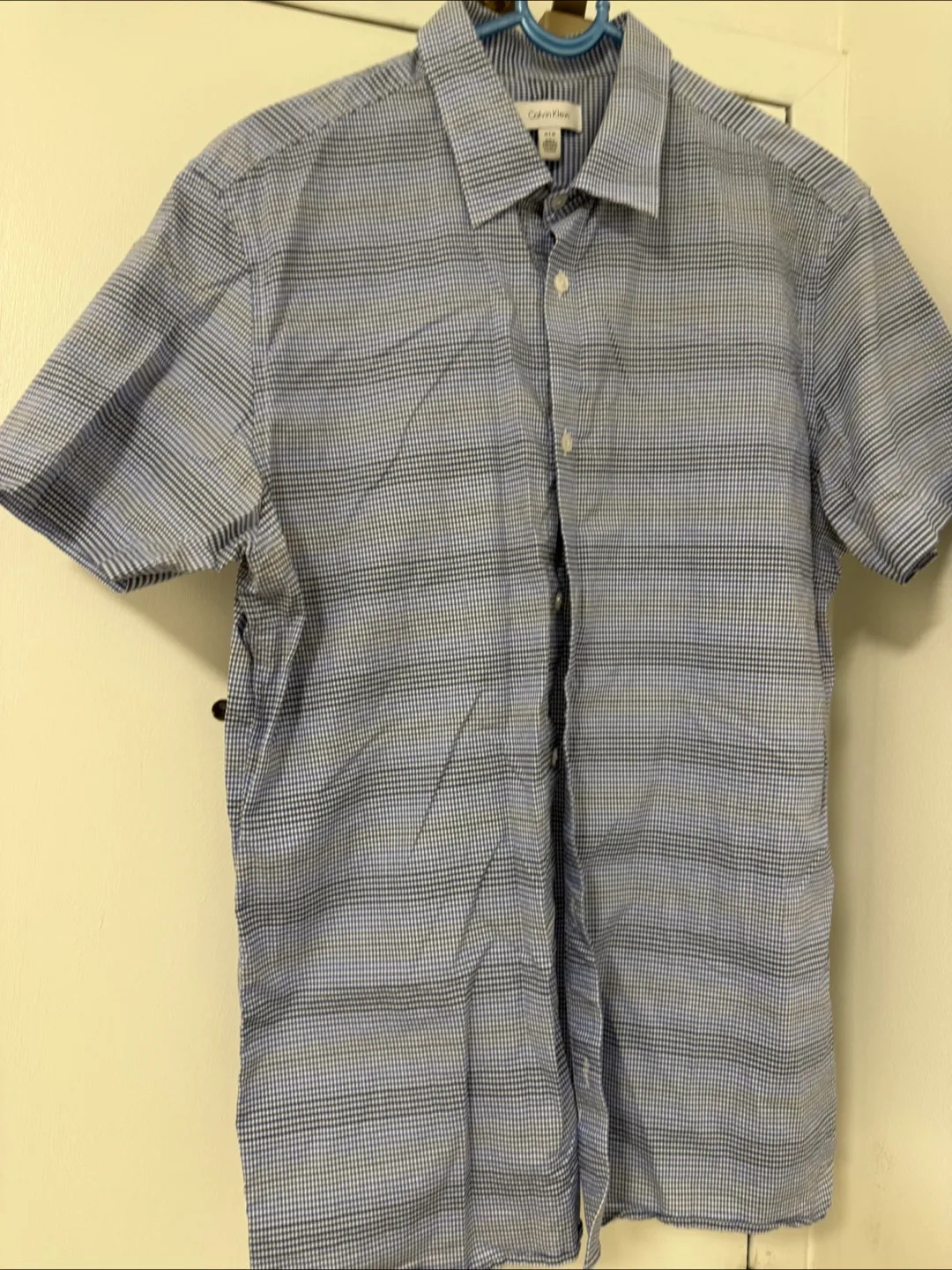 Calvin Klein Men's Short Sleeve  Button #freecycling -Down Shirt image indicator(2)