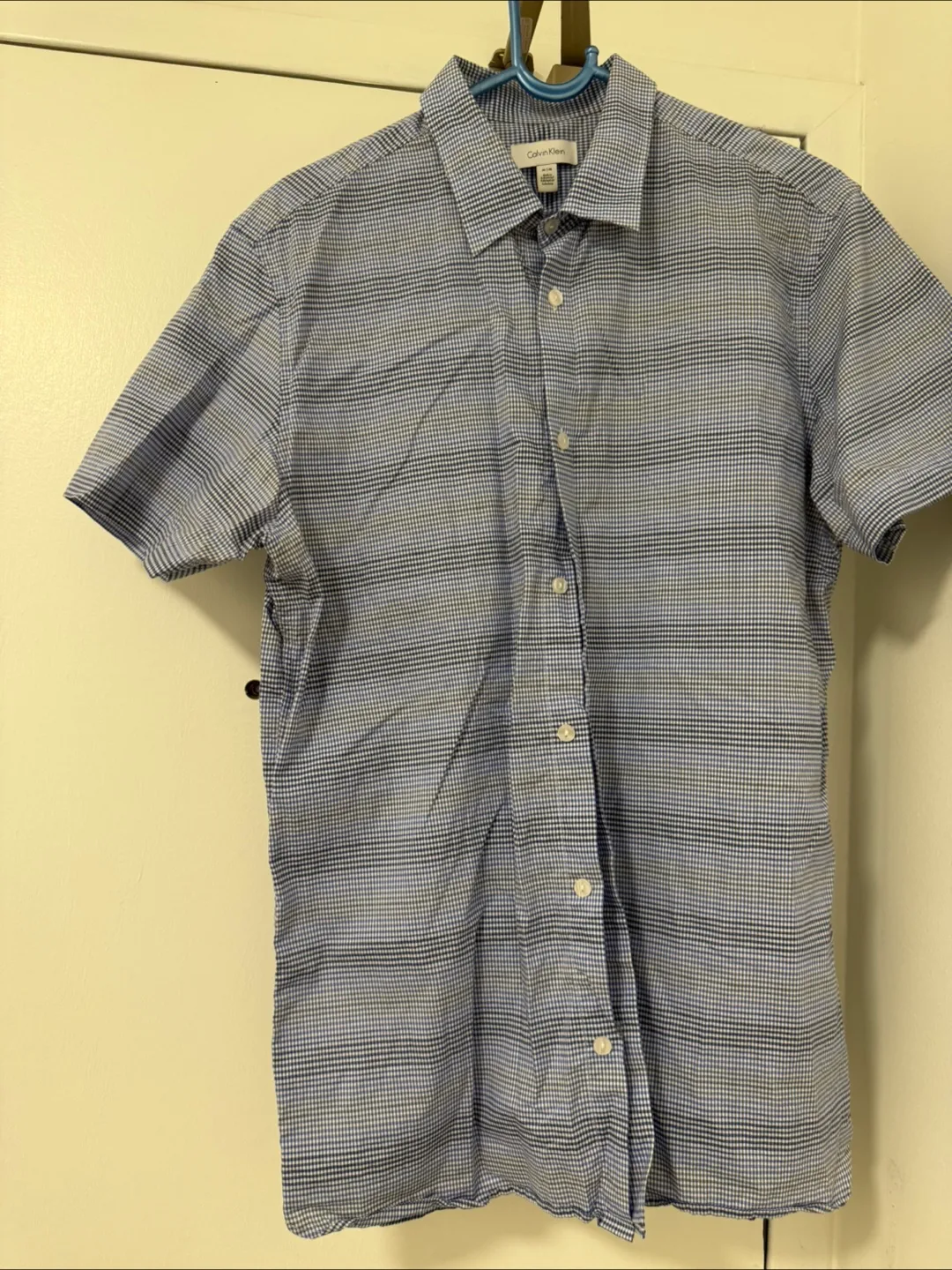 Calvin Klein Men's Short Sleeve  Button #freecycling -Down Shirt image indicator(3)