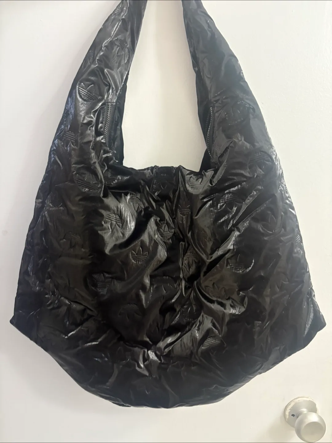 Adidas Black Puffer Shoulder Bag thumbnail