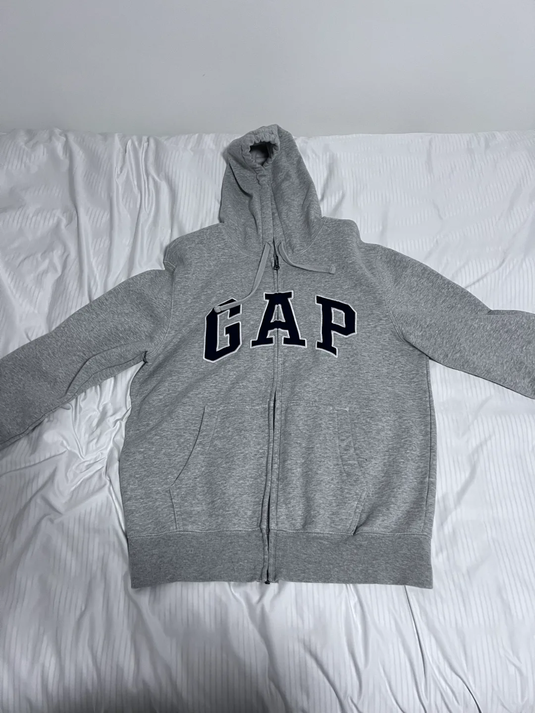 GAP Grey Zip-Up Hoodie thumbnail
