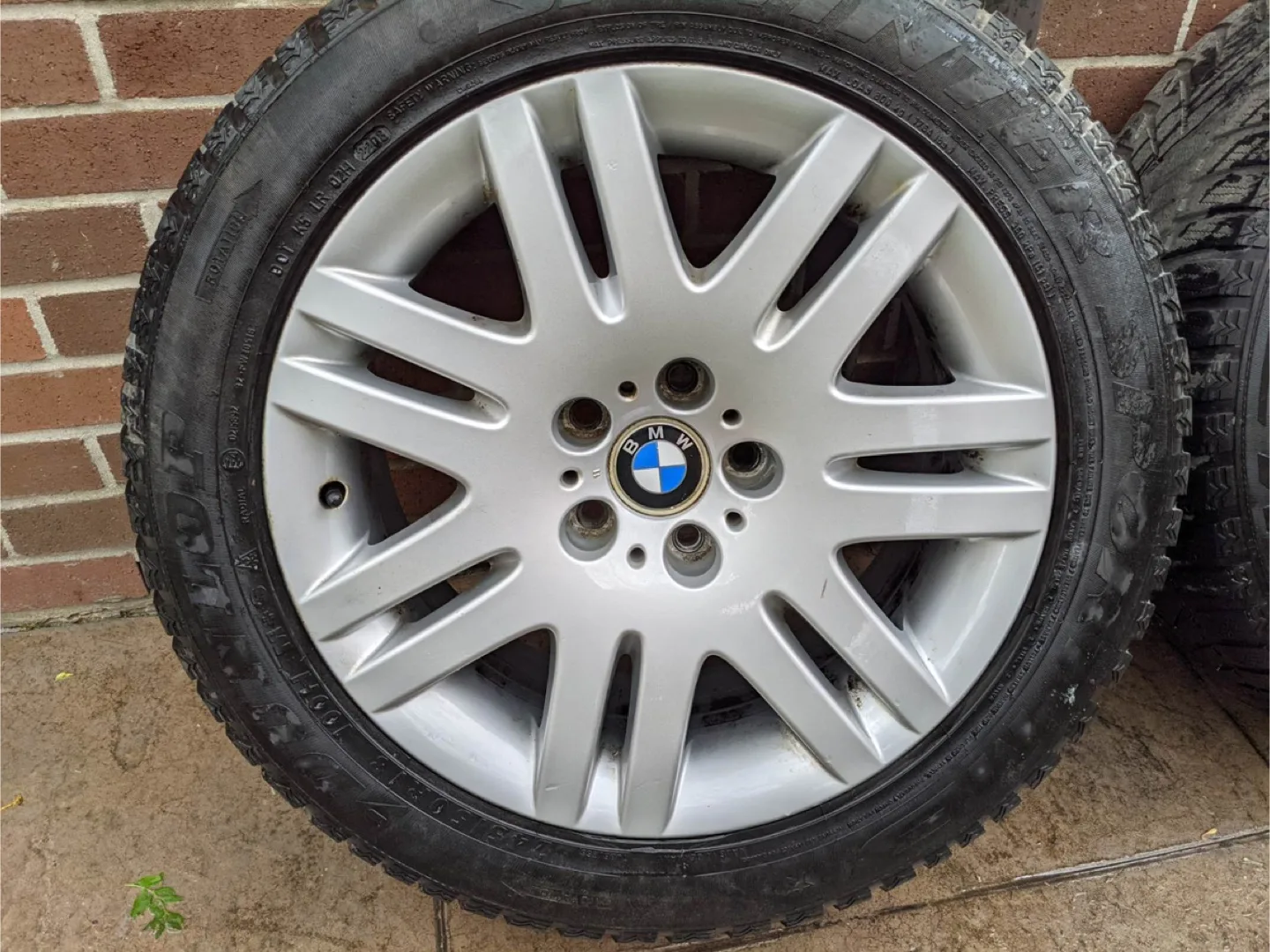 BMW 17" Alloy Rims with Winter Tires thumbnail