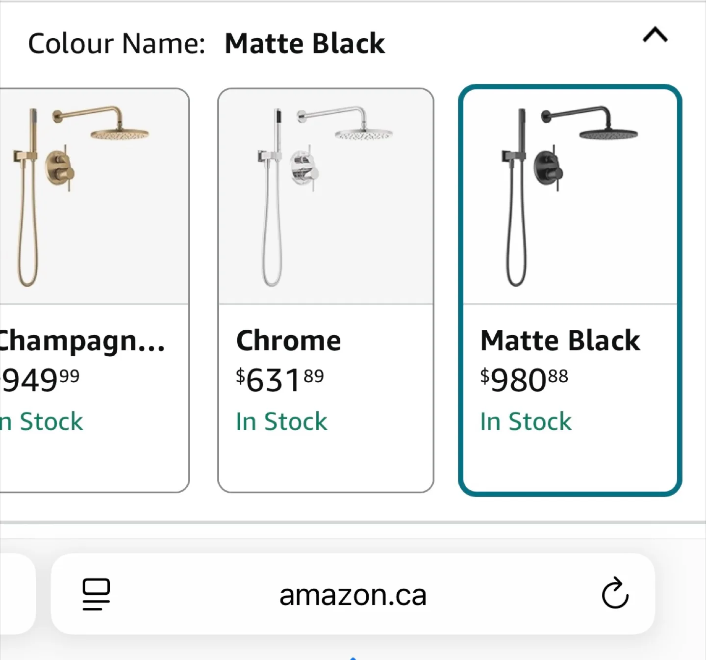 DELTA Complete Shower System. Matte Black. New. image indicator(4)