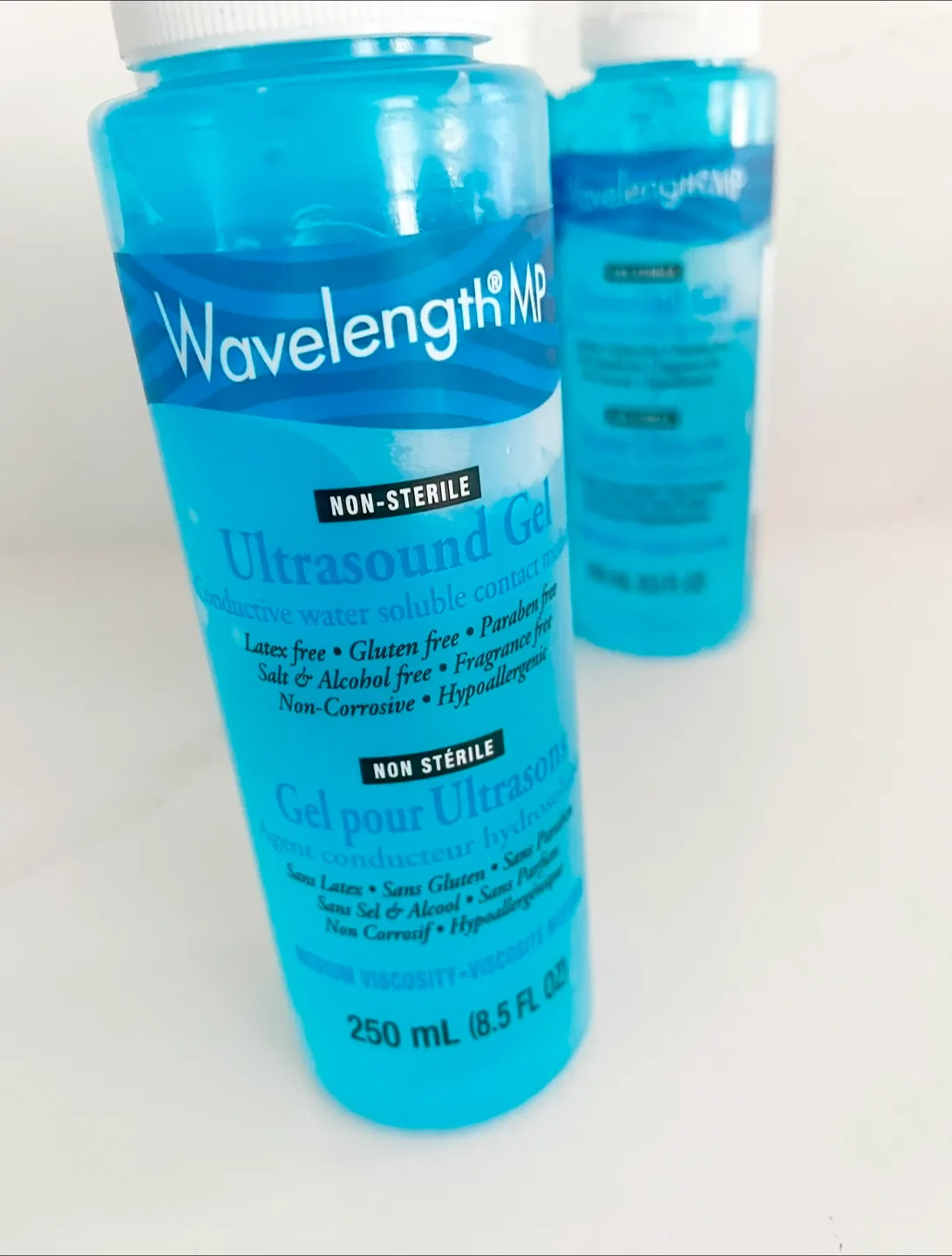 Wavelength MP Ultrasound Gel 250ml. Brand New. Sealed Bottles. image indicator(4)