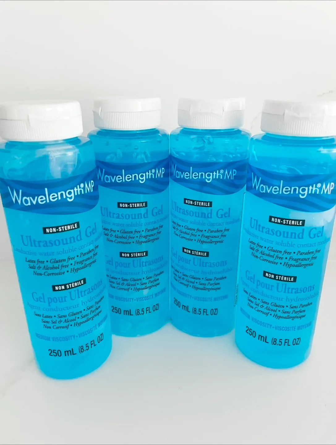 Wavelength MP Ultrasound Gel 250ml. Brand New. Sealed Bottles. image indicator(3)