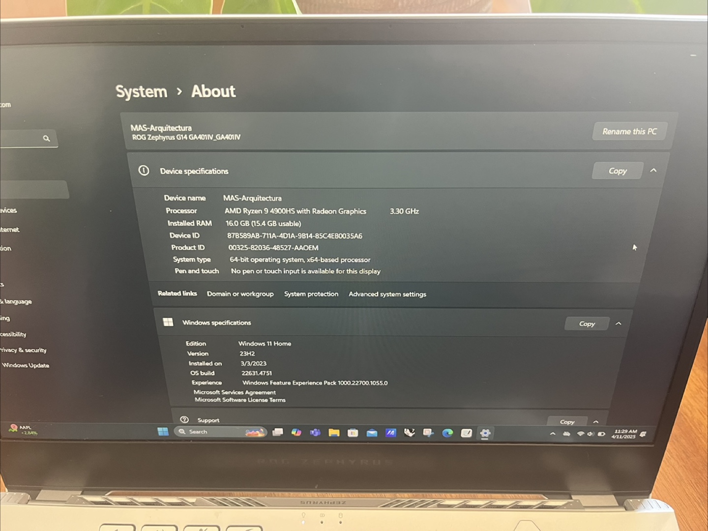 ASUS - ROG Zephyrus G14 14” Gaming Laptop - photo 4