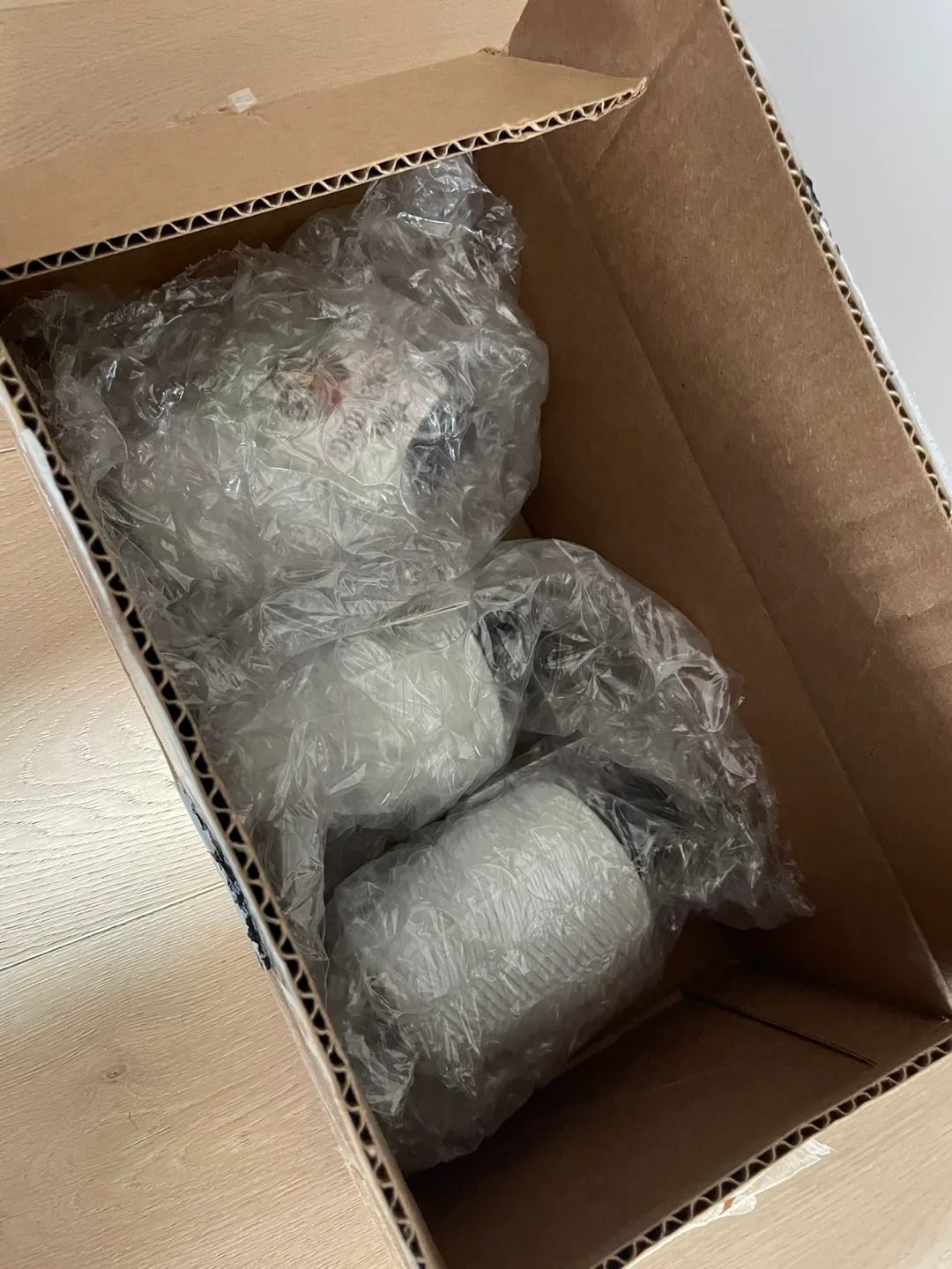 TIKI Brand Herringbone White Glass Tabletop Torch (Set of 3) image indicator(5)