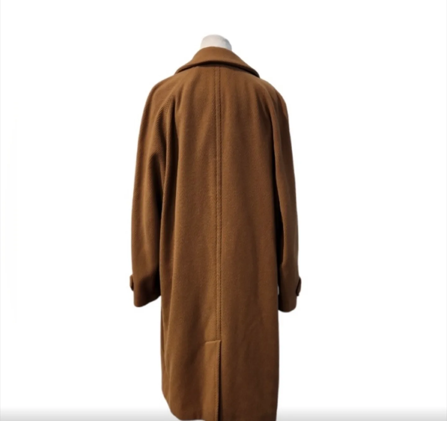 Hugo Boss Tan Wool Blend oversize style Coat image indicator(4)