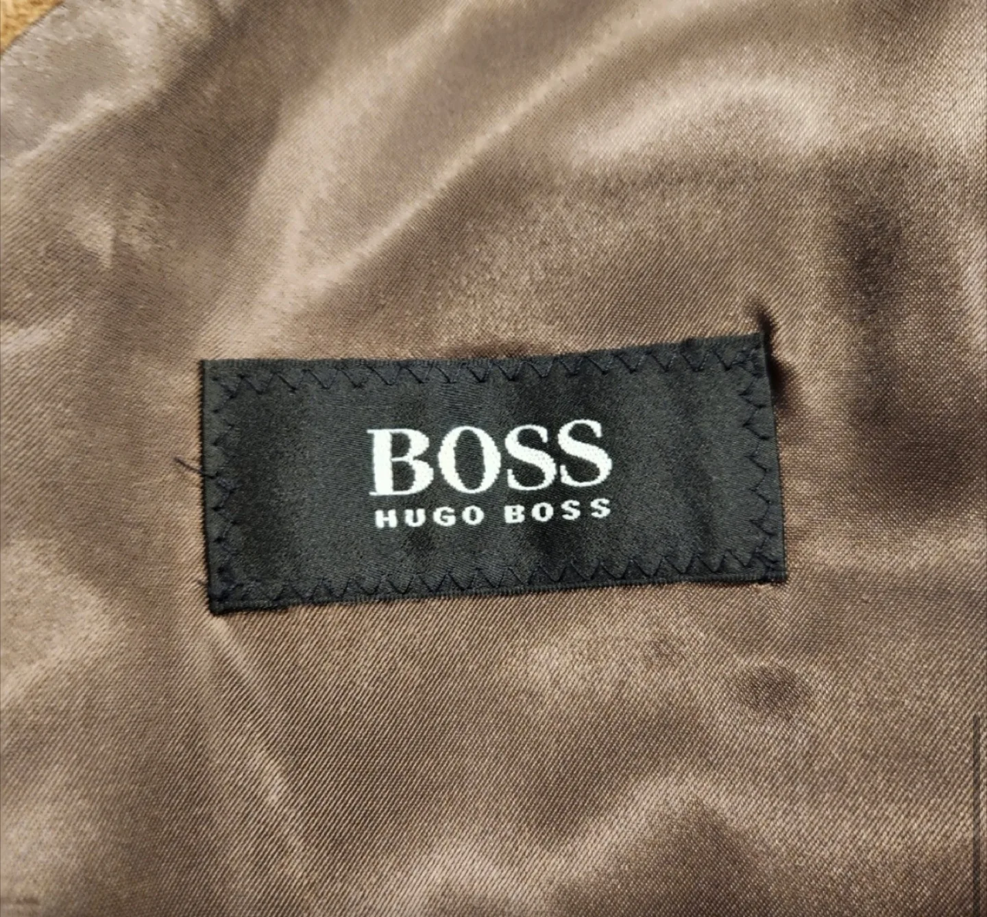 Hugo Boss Tan Wool Blend oversize style Coat image indicator(7)