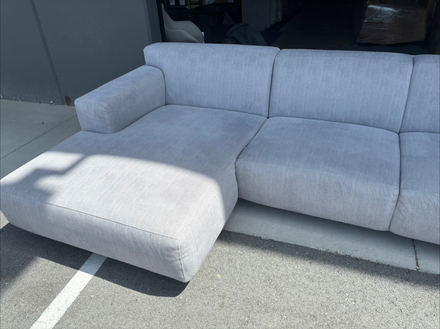 Furninvor Grey Sectional Sofa - photo 4