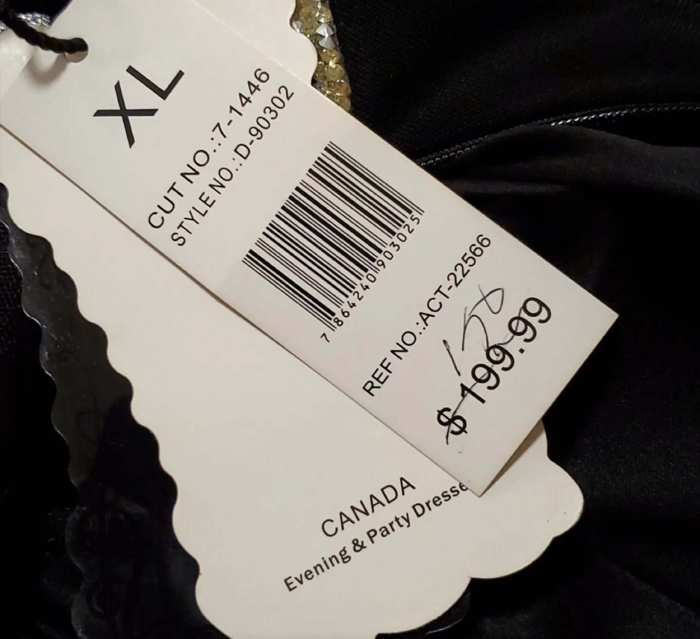 Tara Collection Sequin Maxi Dress, Size XL image indicator(4)