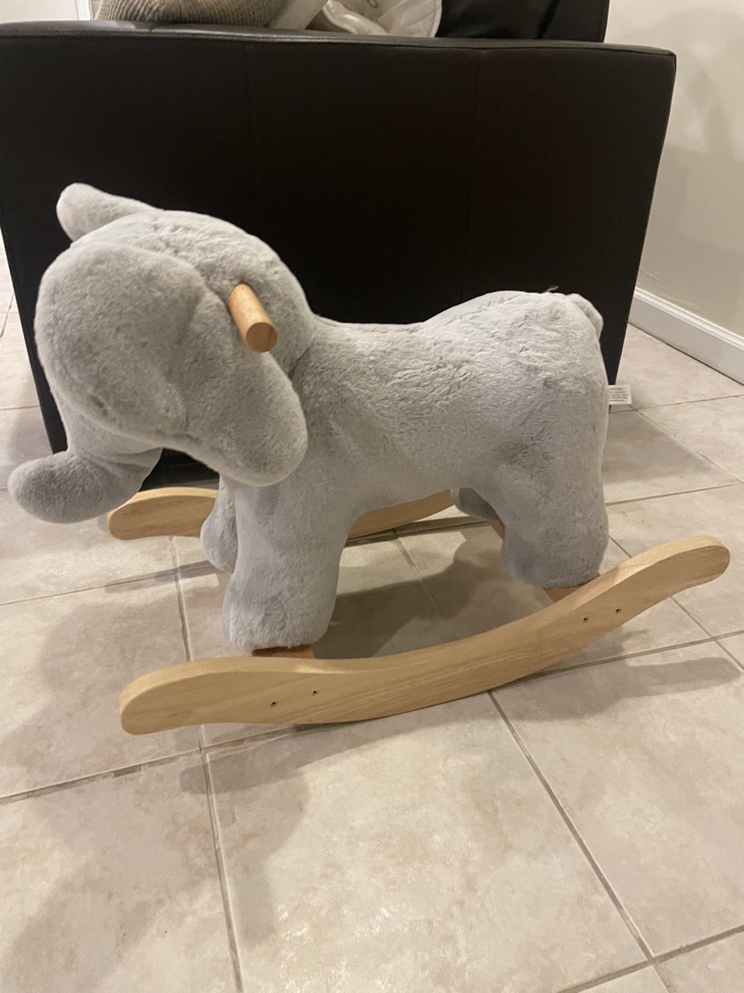 Pottery Barn Plush Rocker - Elephant - photo 2