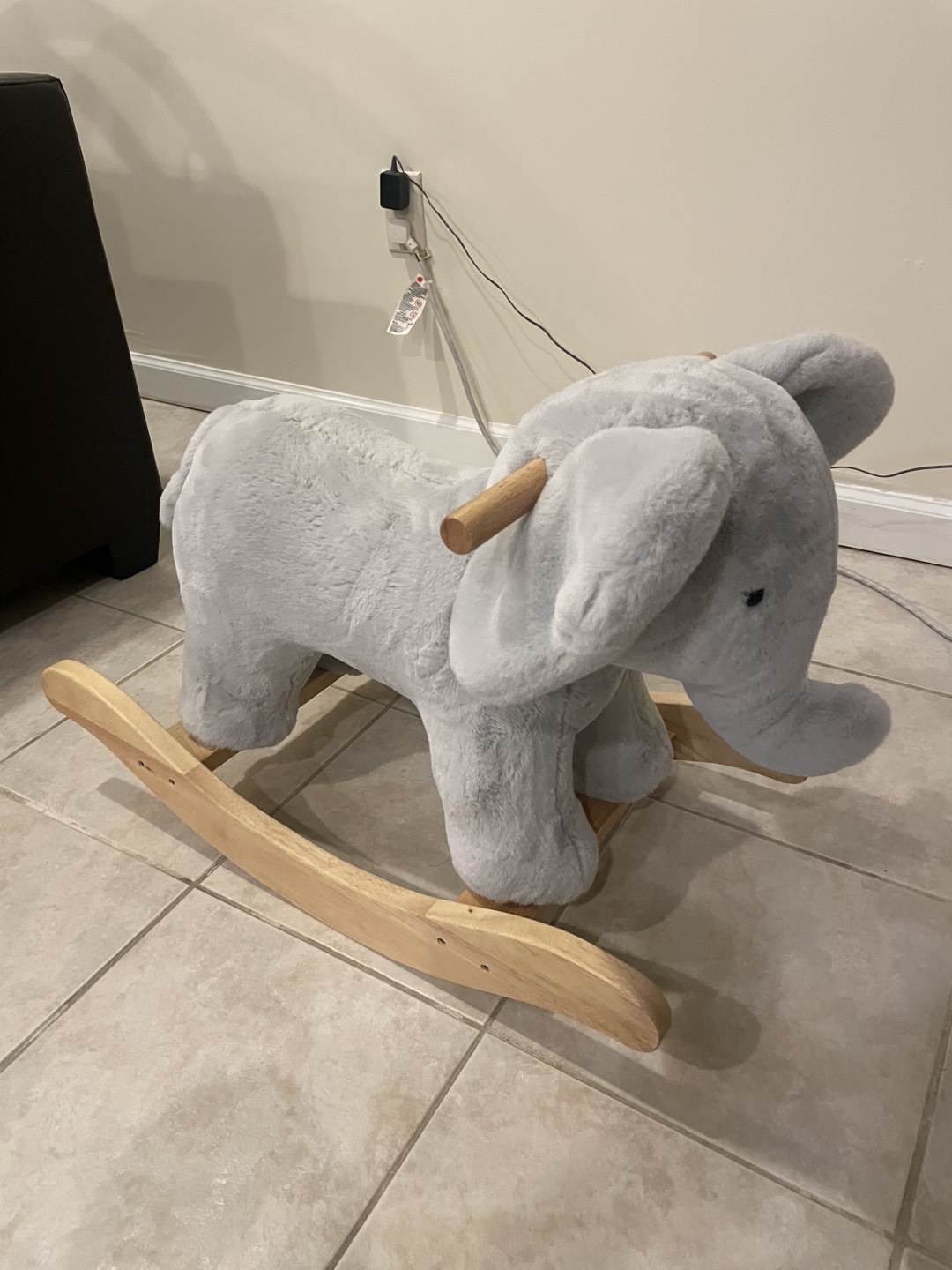 Pottery Barn Plush Rocker - Elephant