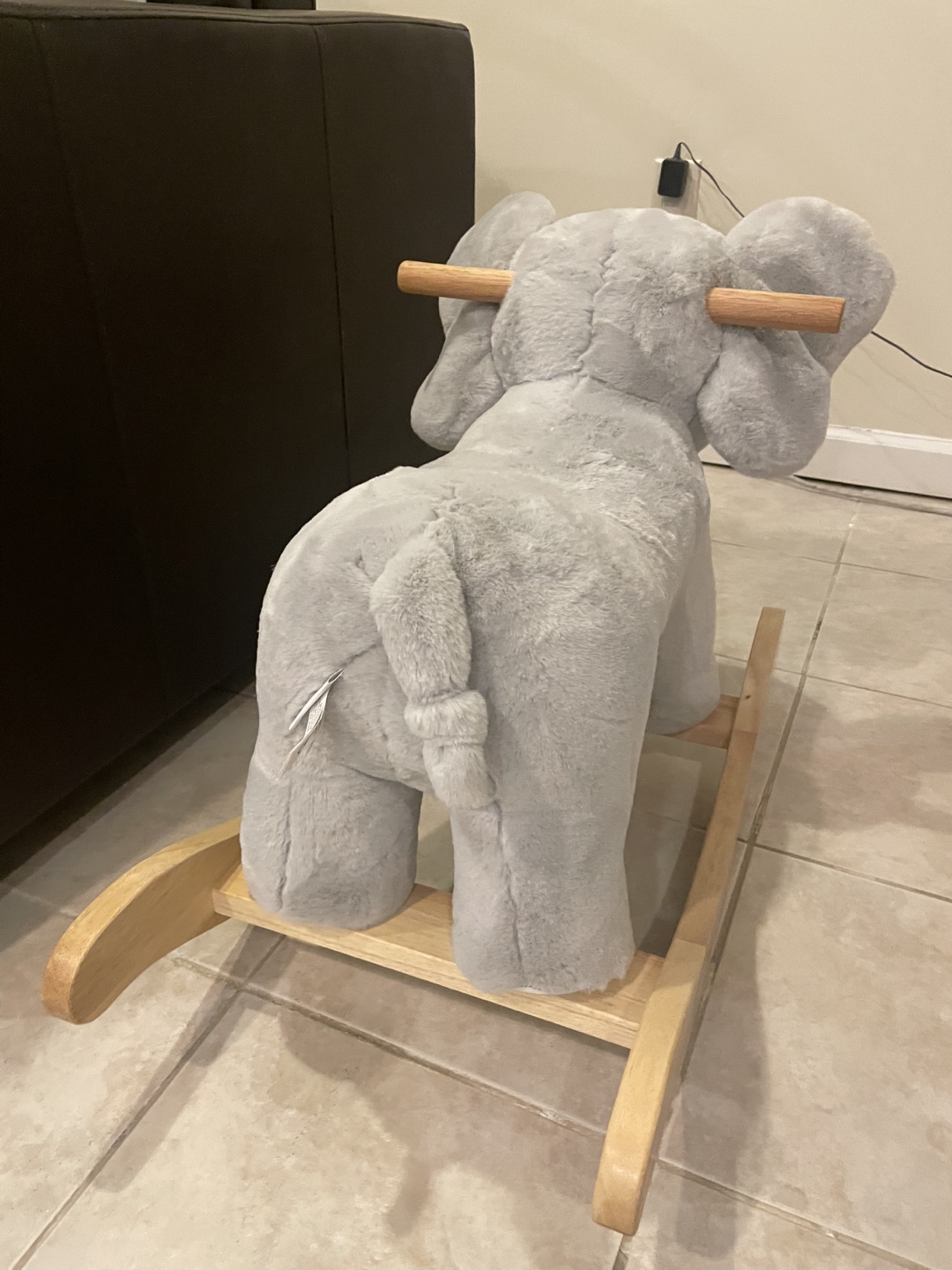Pottery Barn Plush Rocker - Elephant - photo 5