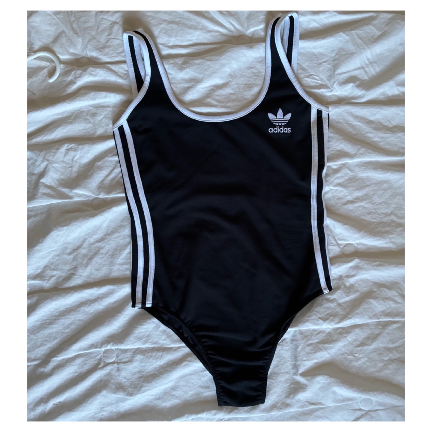 Adidas Black and White Bodysuit