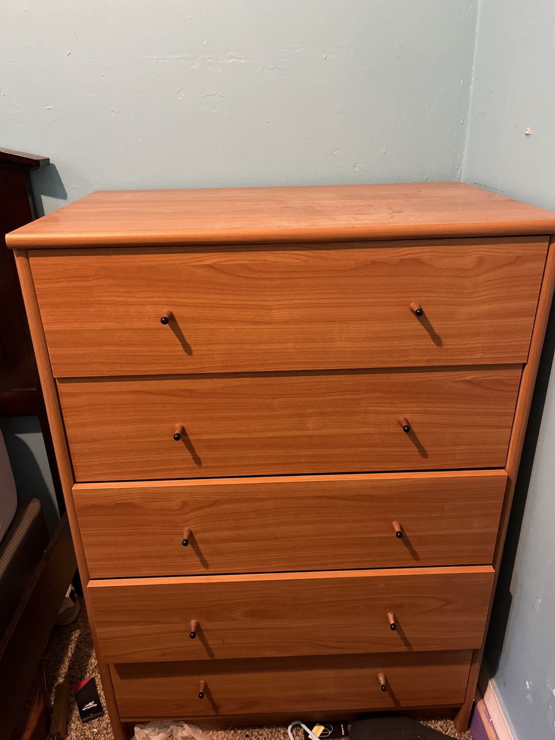 Five-Drawer Wooden Chest - photo 2