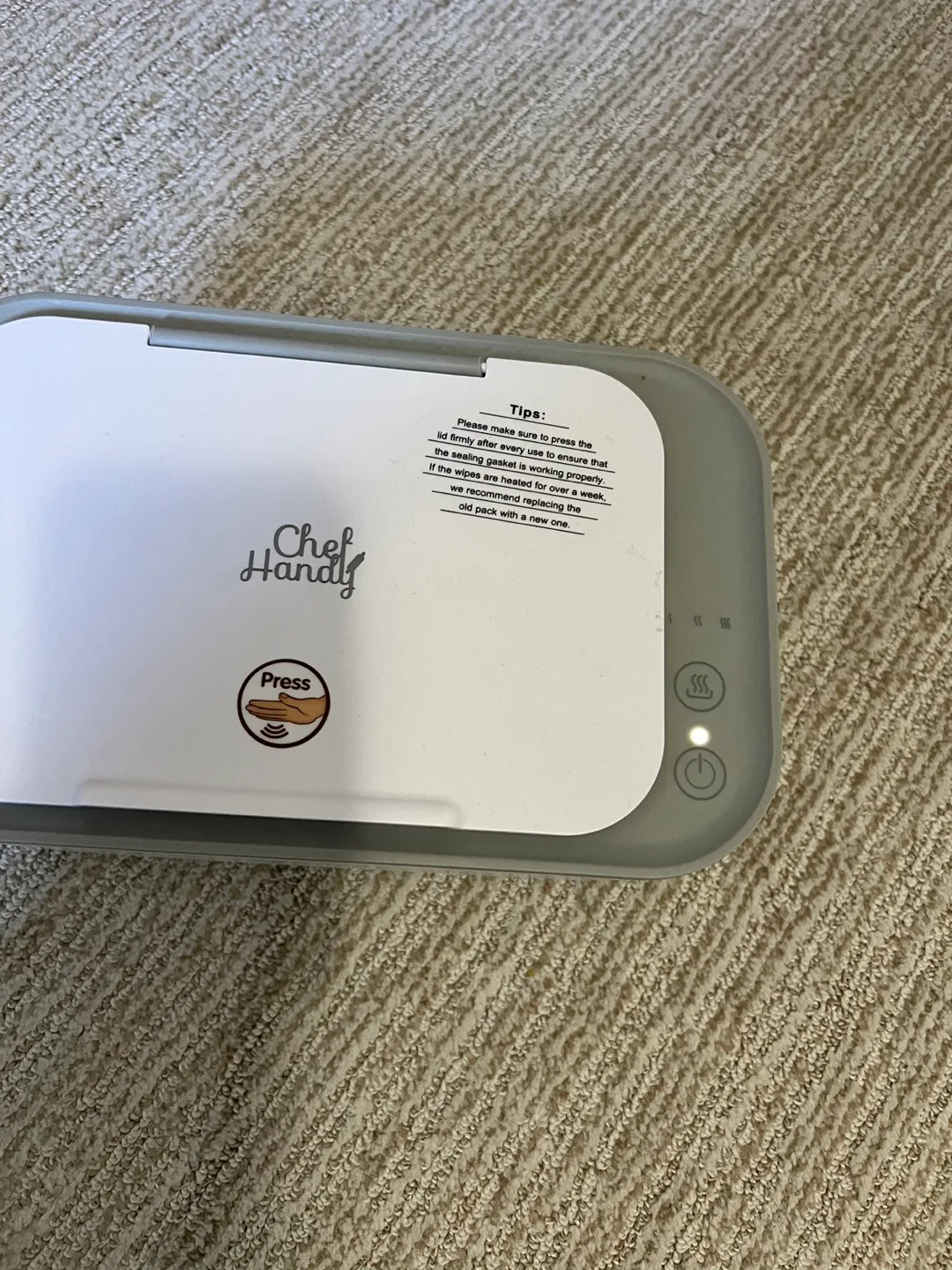 Chef Handy Baby Wipe Warmer image indicator(3)