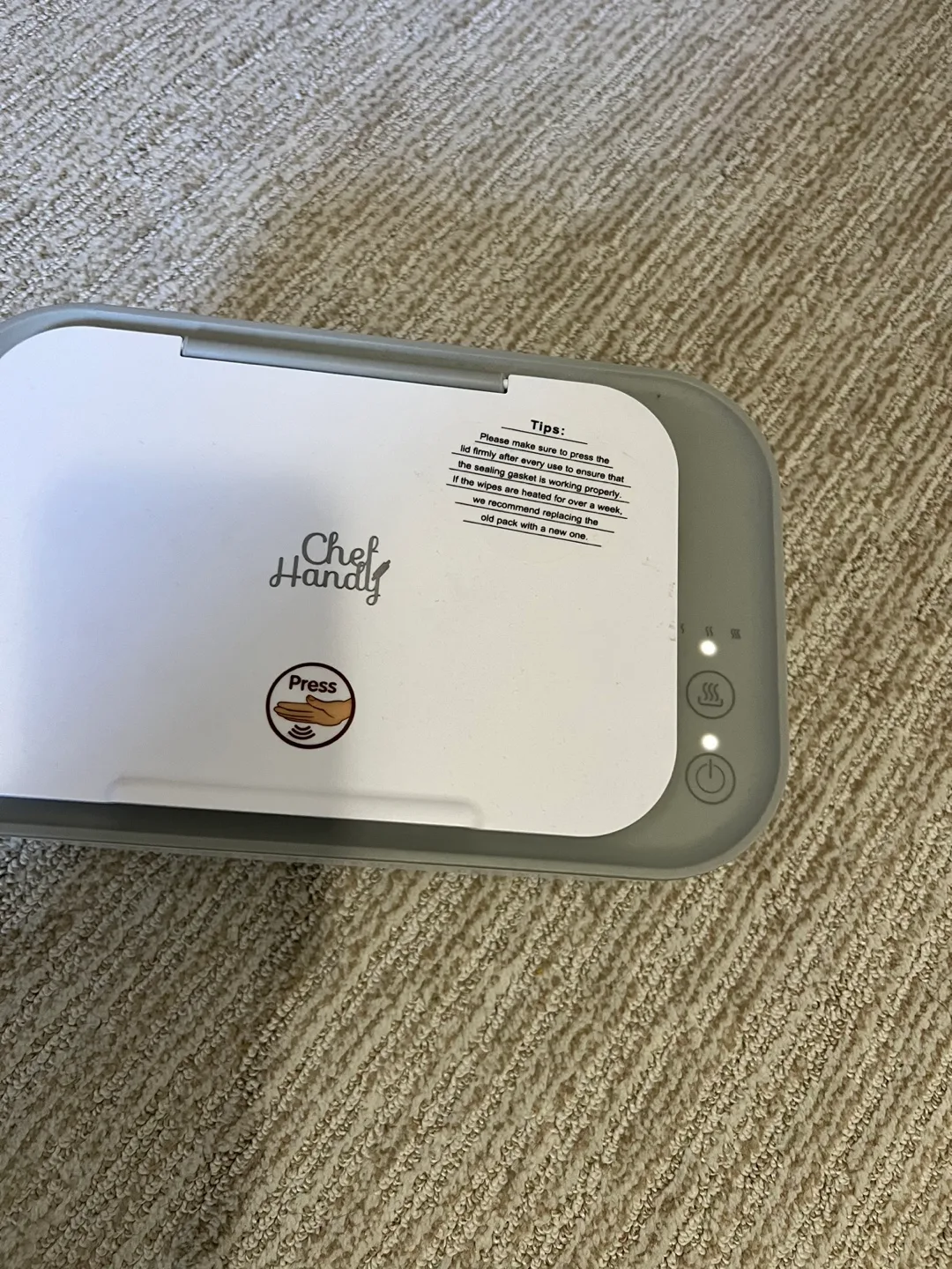 Chef Handy Baby Wipe Warmer image indicator(2)