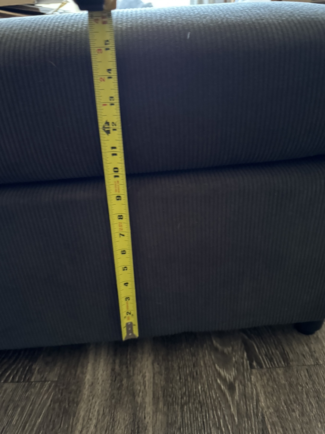 Dark Grey Fabric  Ottoman - photo 3