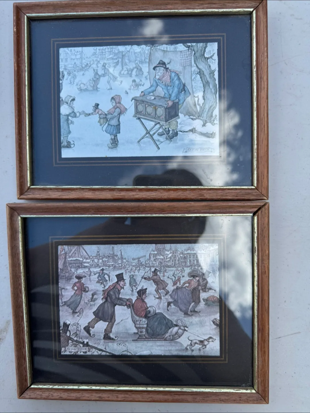 Anton Pieck Winter Scenes Framed Prints