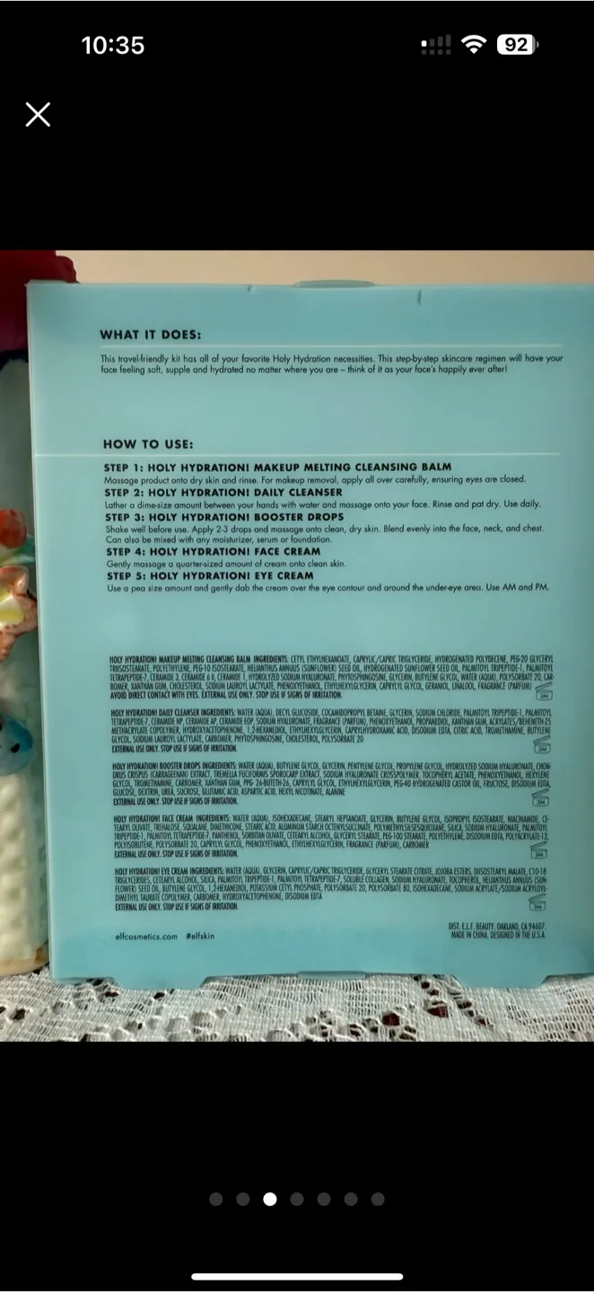 e.l.f. Holy Hydration Skincare Kit (New) Travel-friendly ✈️ ! image indicator(3)