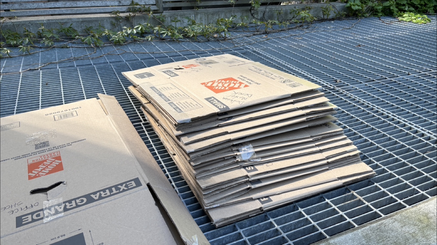 Stack of Used Moving Boxes - photo 2