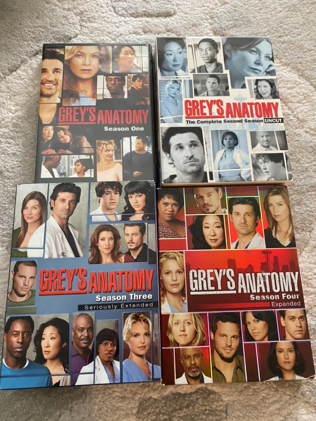 Grey's Anatomy Complete Seasons 1-4 DVD Box Set