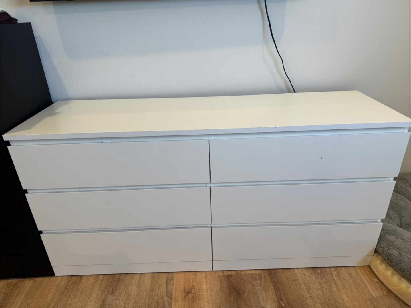 IKEA MALM 6-Drawer Dresser White