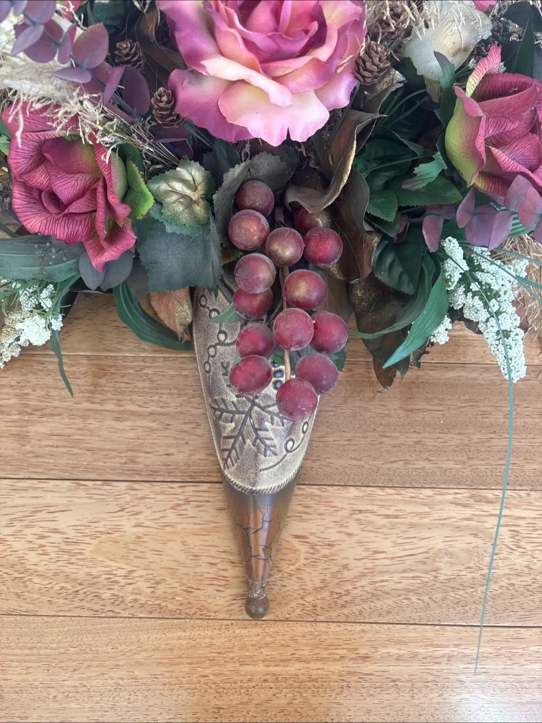 Artificial Fall Floral Arrangement Wall Decor image indicator(2)