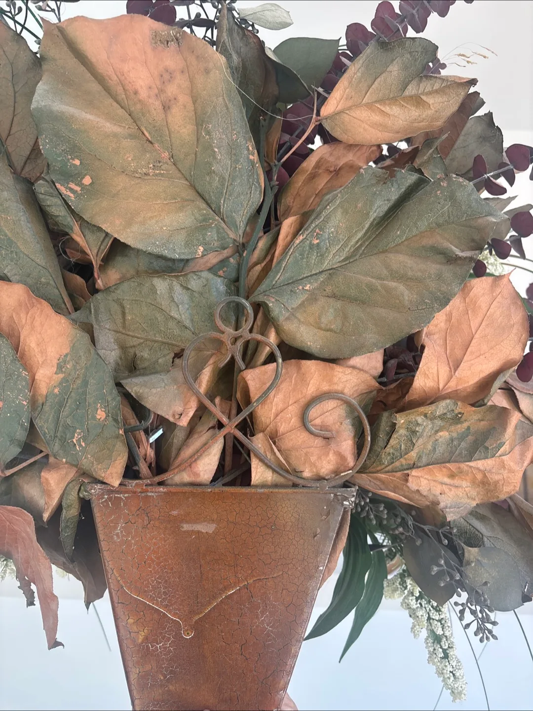 Artificial Fall Floral Arrangement Wall Decor image indicator(4)