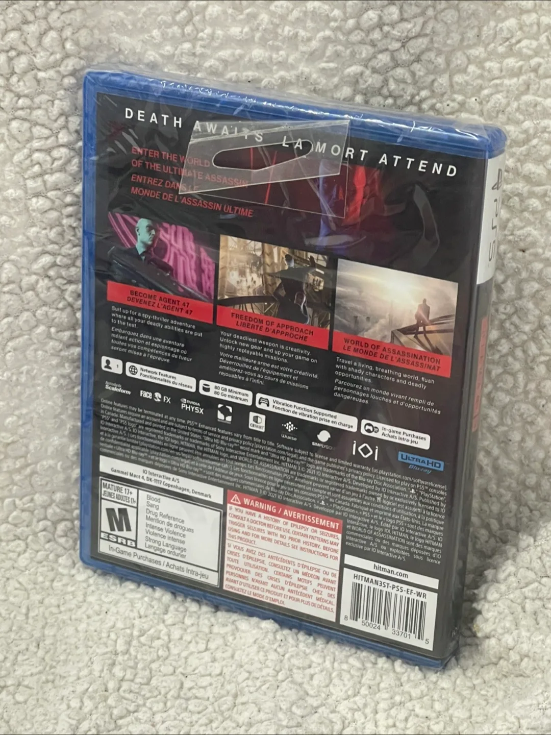 Hitman 3 PlayStation 5 Game - New and Sealed image indicator(3)