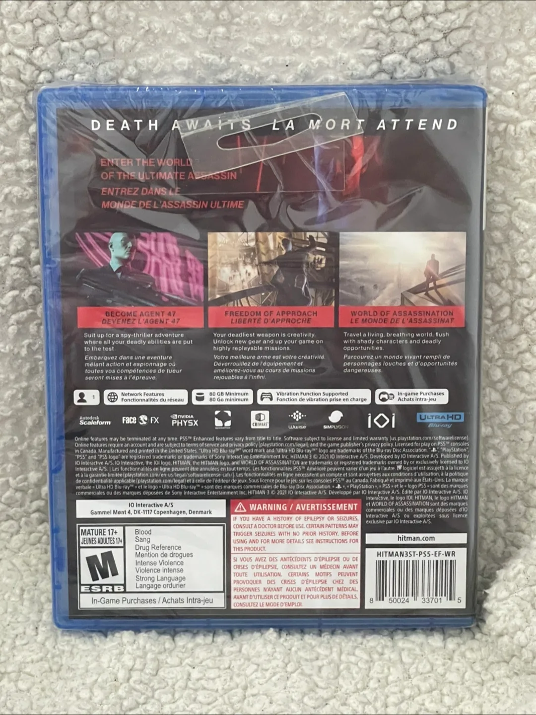 Hitman 3 PlayStation 5 Game - New and Sealed image indicator(4)