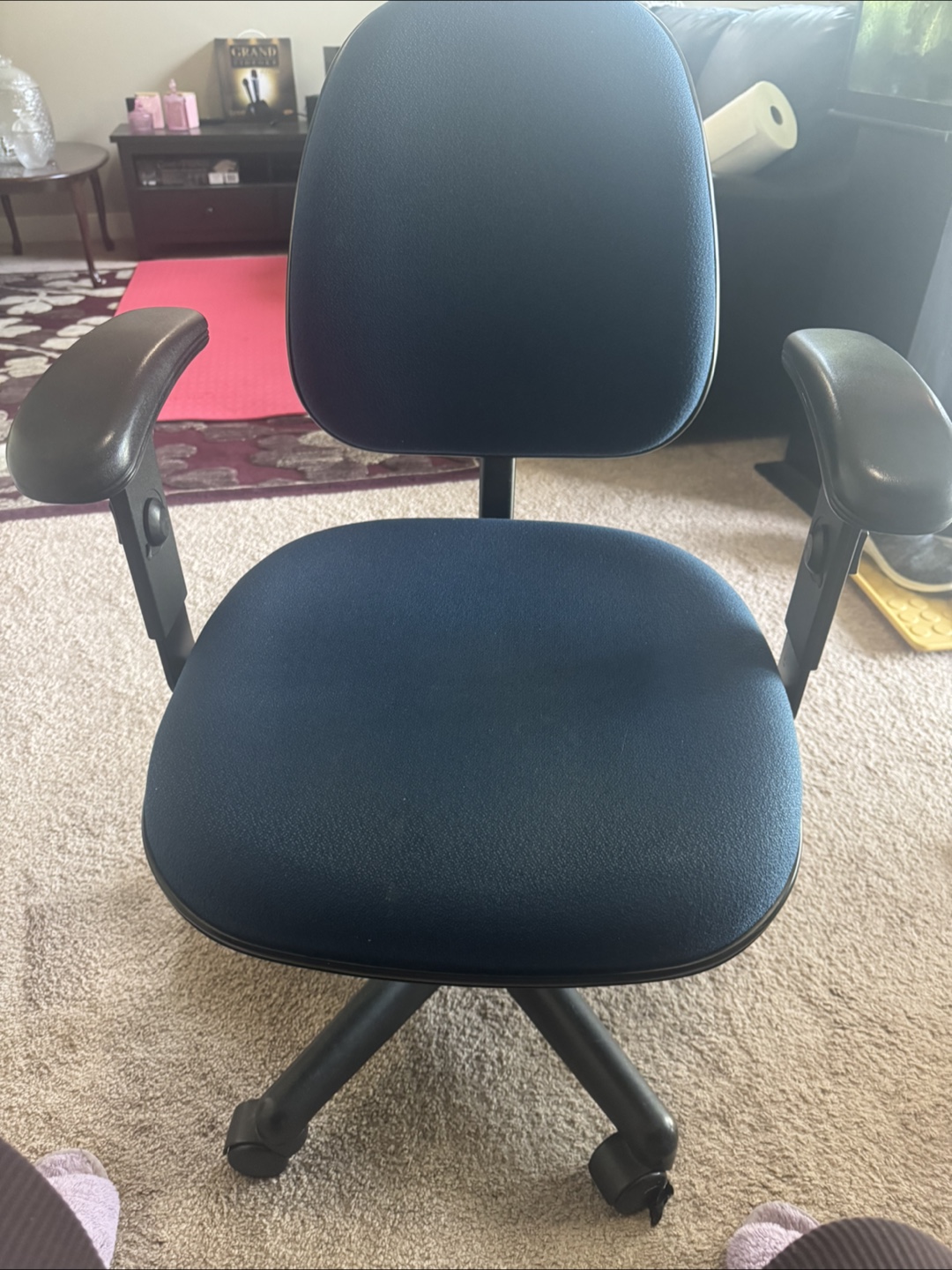 Navy Blue Office Chair