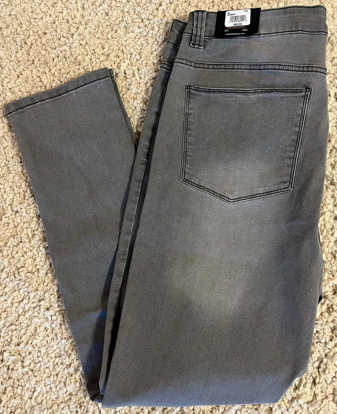 Bauhaus Slim Fit Men’s Jeans Size 36x33 image indicator(3)